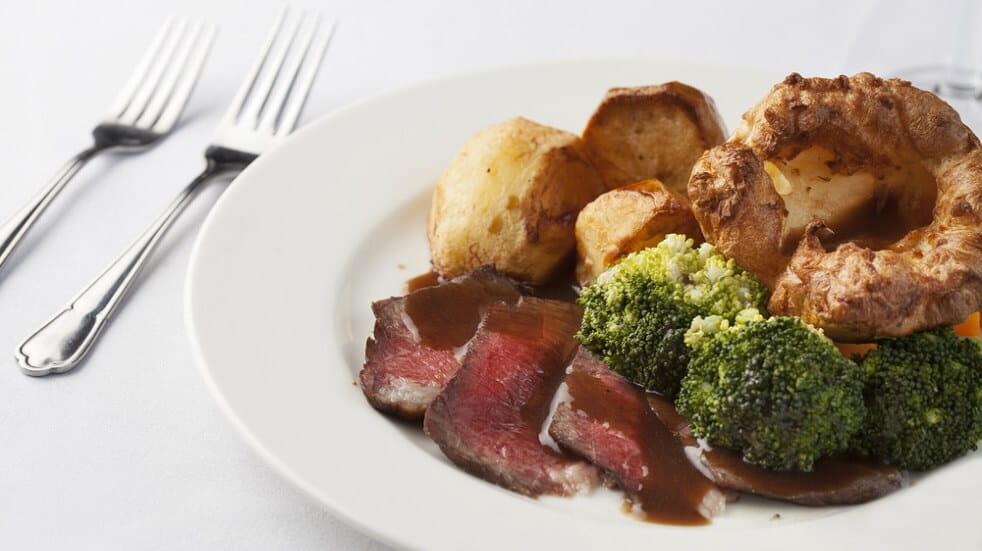 Sunday roast dinner